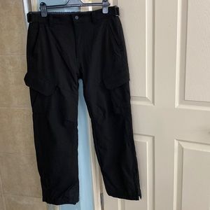 Mens Gerry snow pants size Large black. Lined
